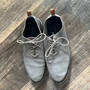 Cole Haan Grandevolution Knit Oxford‎ Gray Men's Dress Casual Shoes